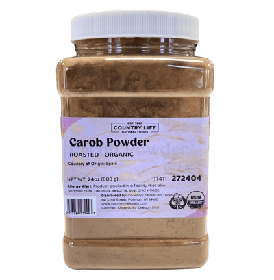 Organic Roasted Carob Powder - Natural Flavor Enhancer