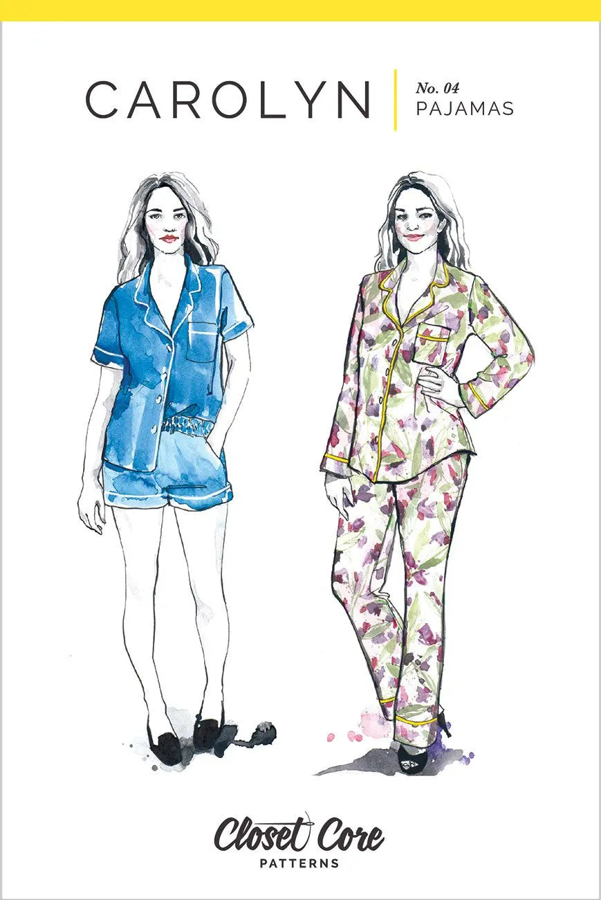 Patron de couture de pyjamas Carolyn