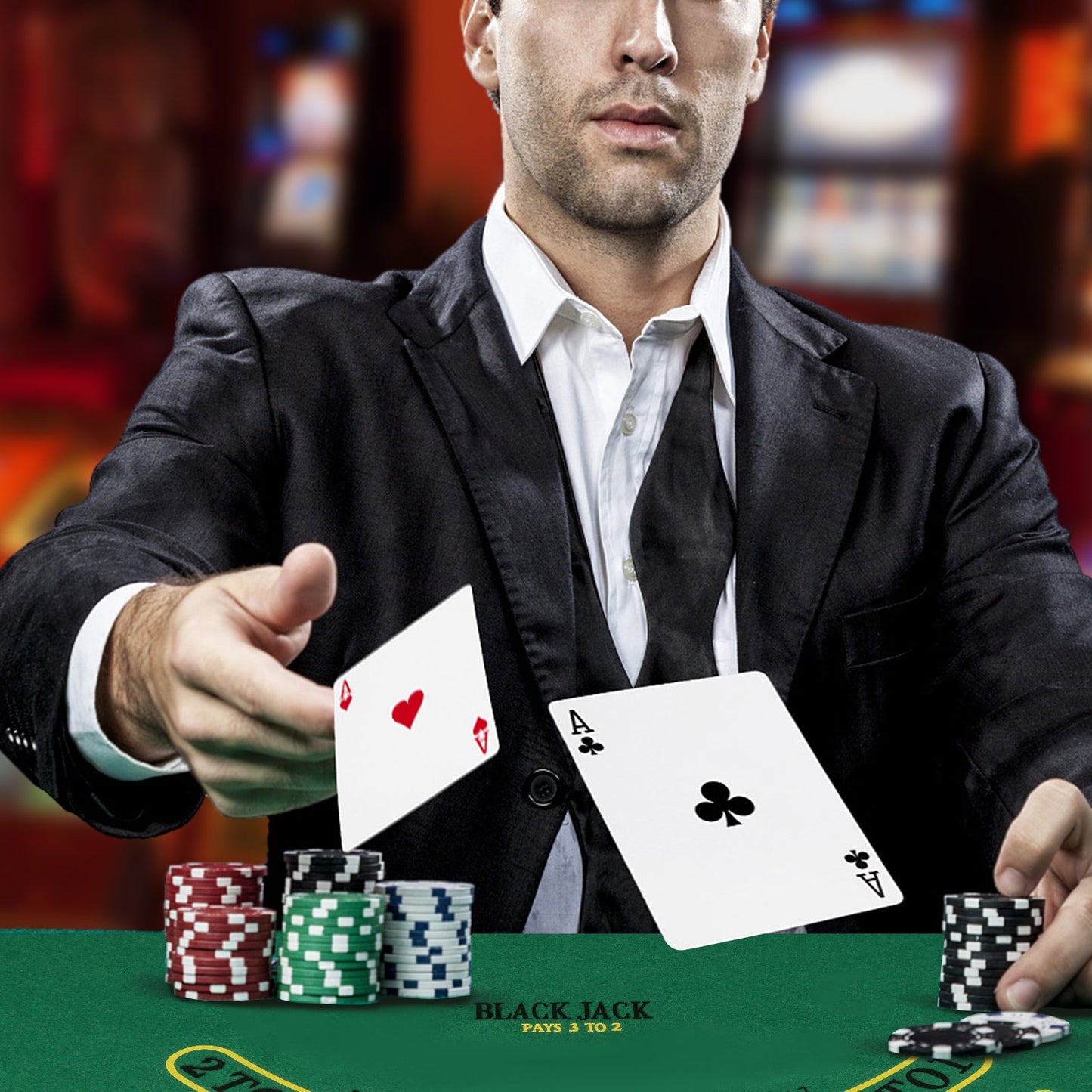 14 Gram Poker Chip Set - 300 Pieces for Casino-Quality Play
