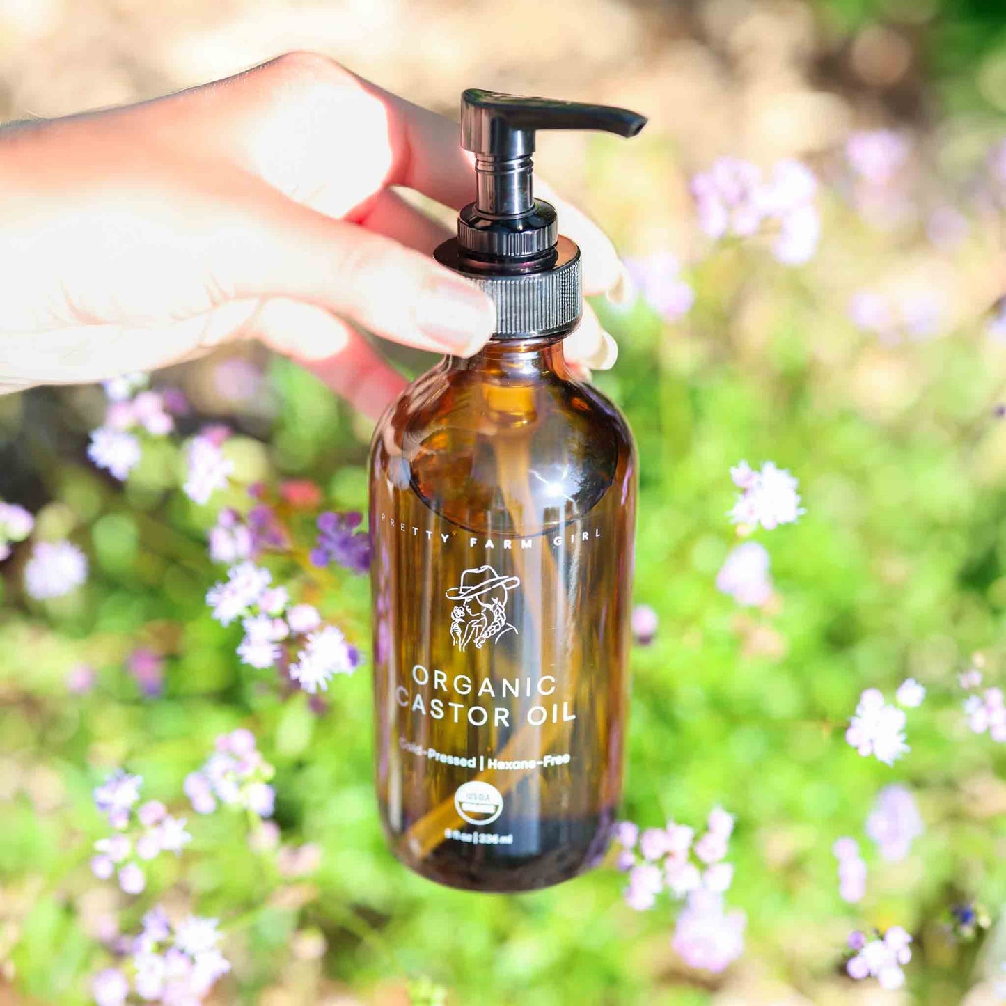 Pure Organic Cold Pressed Castor Oil - Hexane-Free