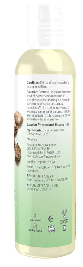 Organic Castor Oil - Pure & Versatile Skin Emollient - Korvel