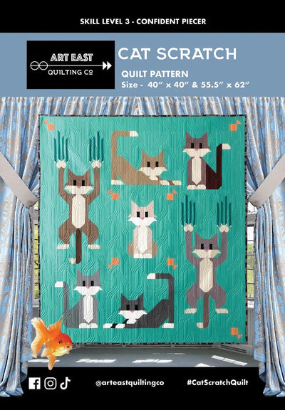 Cat Scratch Quilt Pattern for Creative Home Decor