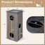 39-Inch Premium Cat Condo with Scratching Posts and Plush Cushions - Gray