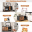 Cat Litter Box Enclosure with Double Door Cabinet