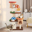 4-In-1 Cat Tree with Condos & Platforms - Multicolor