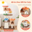 4-In-1 Cat Tree with Condos & Platforms - Multicolor