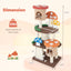 4-In-1 Cat Tree with Condos & Platforms - Multicolor
