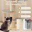 Árbol para Gatos Premium de 47 Pulgadas con Postes de Rascado de Sisal Engrosado - Gris