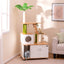 Hidden Cat Washroom with Cat Tower - White
