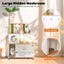 Hidden Cat Washroom with Cat Tower - White