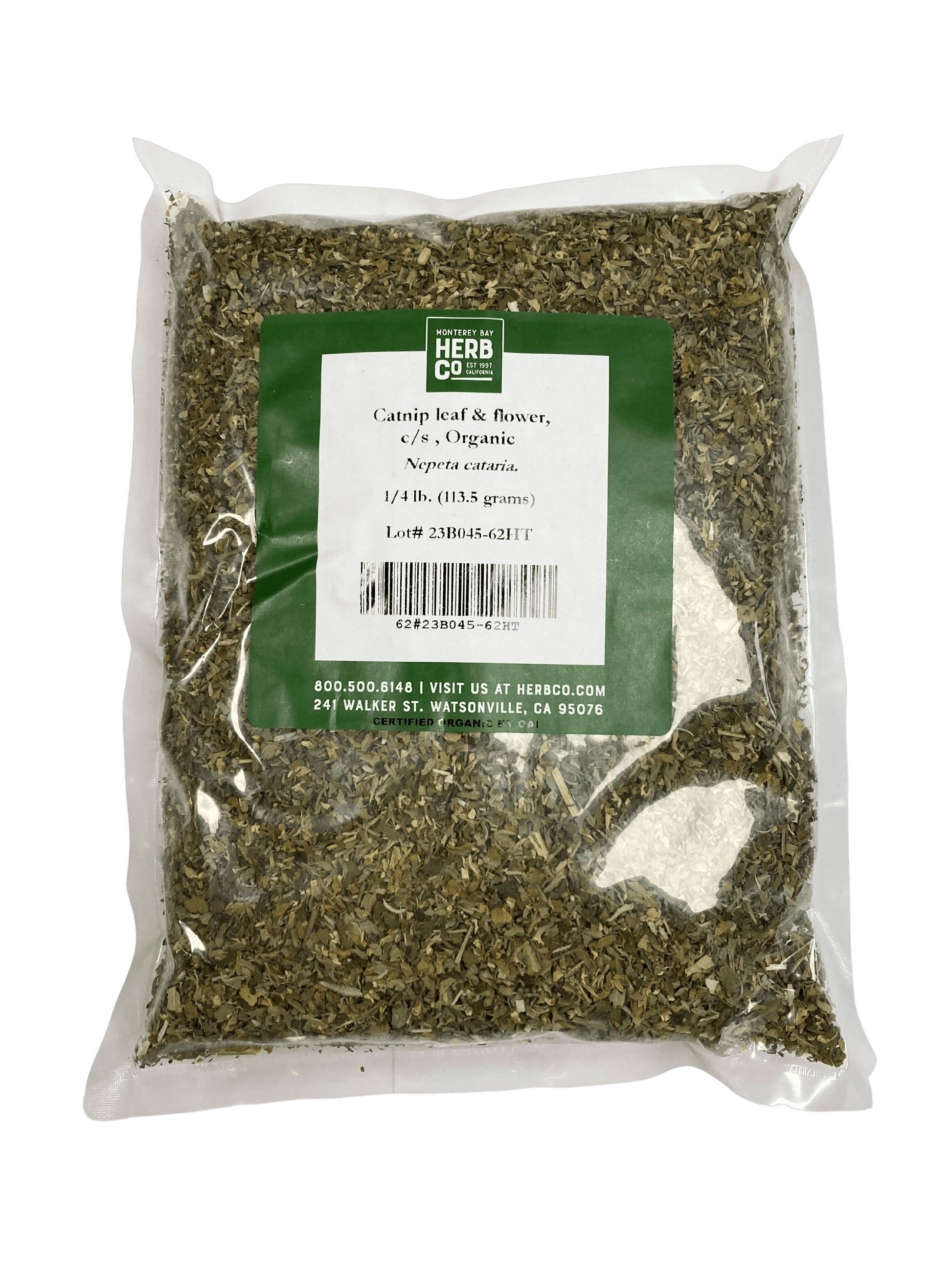Organic Cut and Sifted Catnip Leaves & Flowers for Cats and Wellness - Korvel