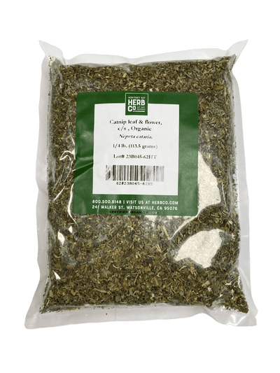 Organic Cut and Sifted Catnip Leaves & Flowers for Cats and Wellness - Korvel