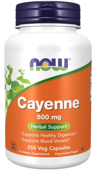 Extracto de Pimiento Cayena Premium 500 mg