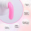 Makartt Fondant Pink Poly Nail Gel - 50ML