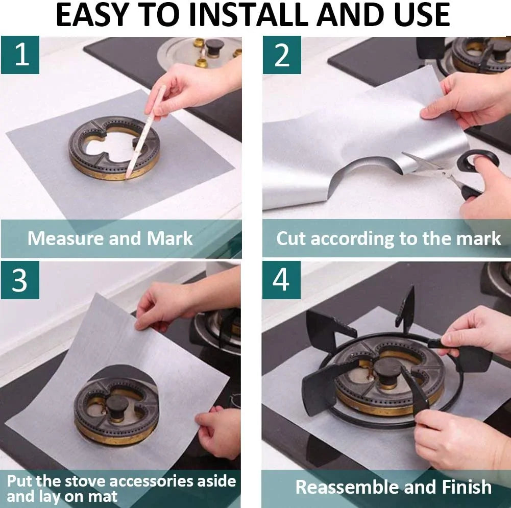 Cubiertas Premium para Quemadores de Estufa para un Cuidado de Cocina Sin Esfuerzo