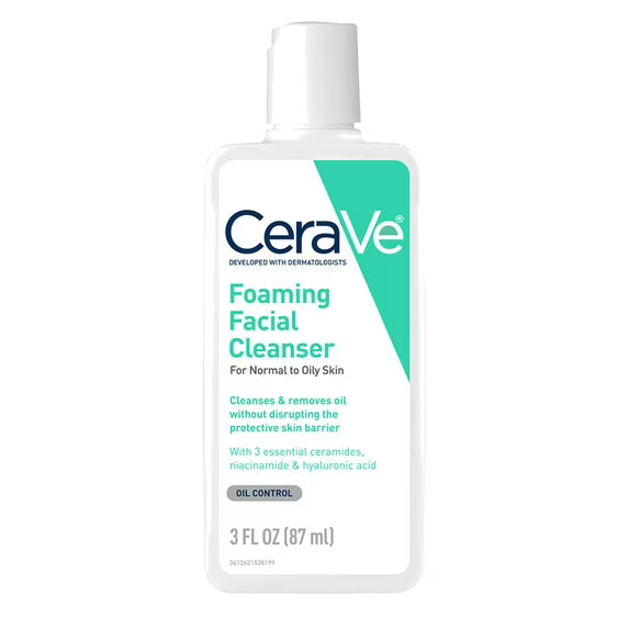 CeraVe Nettoyant Moussant pour le Visage - Taille Voyage 3 fl oz
