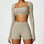 Traje de Yoga Ajustado Nude de Invierno
