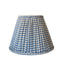 Classic Chambray Gingham Empire Lampshade - Korvel