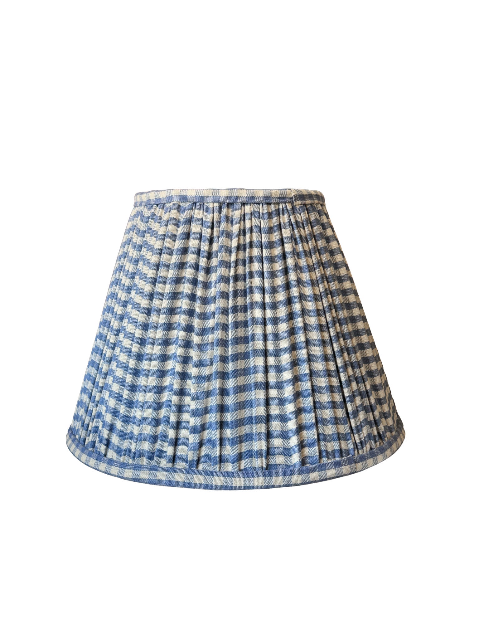 Classic Chambray Gingham Empire Lampshade - Korvel