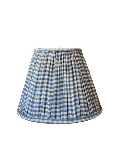 Classic Chambray Gingham Empire Lampshade - Korvel