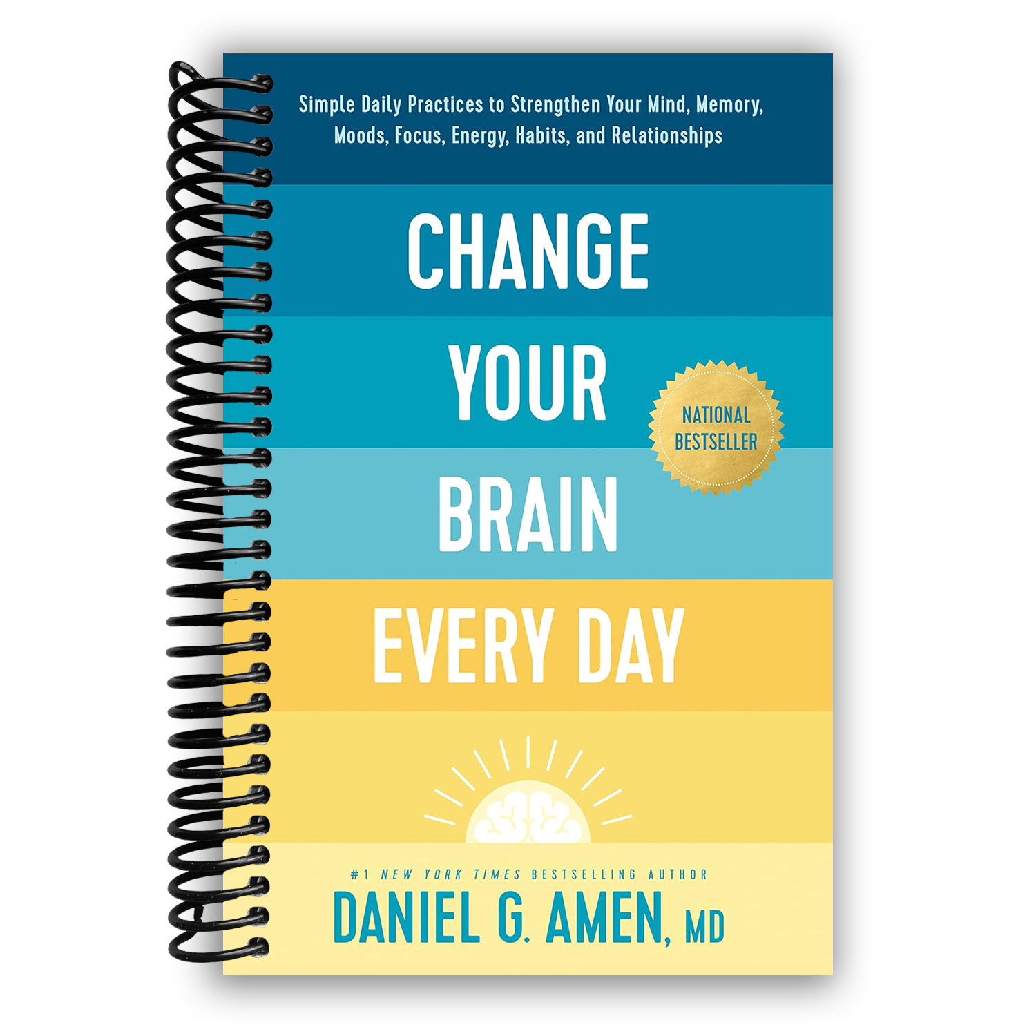 Transform Your Mind Daily: Essential Practices for Enhanced Focus, Memory, and Well-Being (Spiral Bound) - Korvel