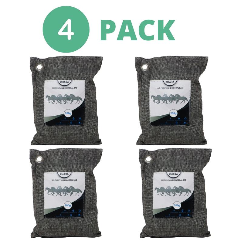 Eco-Friendly 4 Pack Bamboo Charcoal Air Fresheners - Korvel