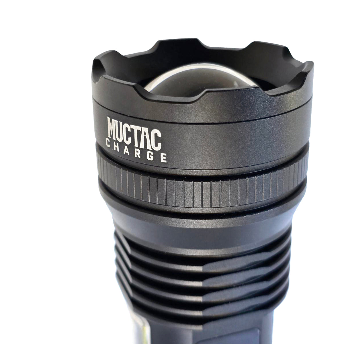 Muctac CHARGE Flashlight - 5000+ Lumens, Zoomable, USB Rechargeable