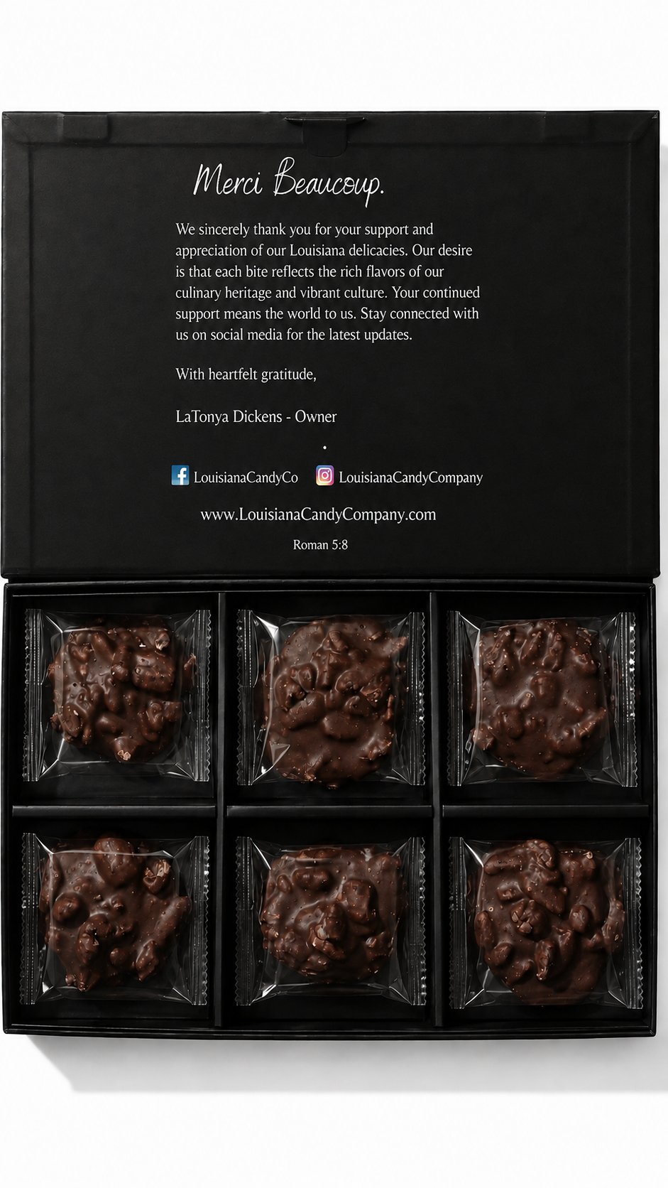Southern Delight: Mississippi Mudslide Praline with Chocolate & Espresso