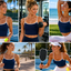 Loki & Ivy Women's Color Block Yoga Tank Top