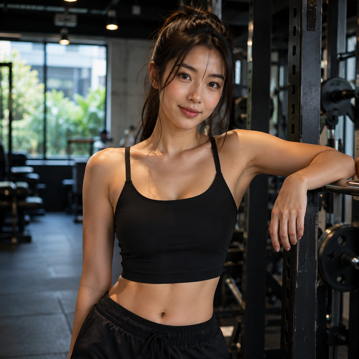 Soutien-gorge de sport uni pour femmes Loki & Ivy