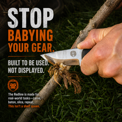 Redline Full Tang Neck Knife - Premium Survival Tool