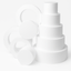 Oasis Supply Hollow Donut Style EPS Styrofoam Dummy Cake Set