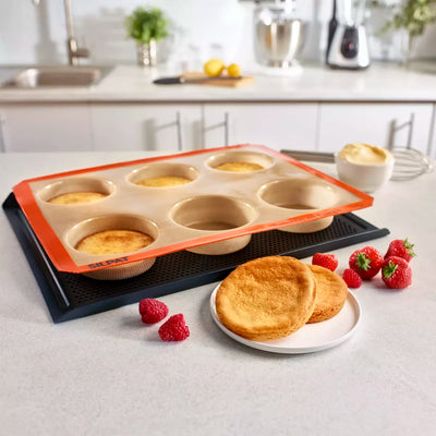 Silpat 6 Hole Large Round Mold - Korvel