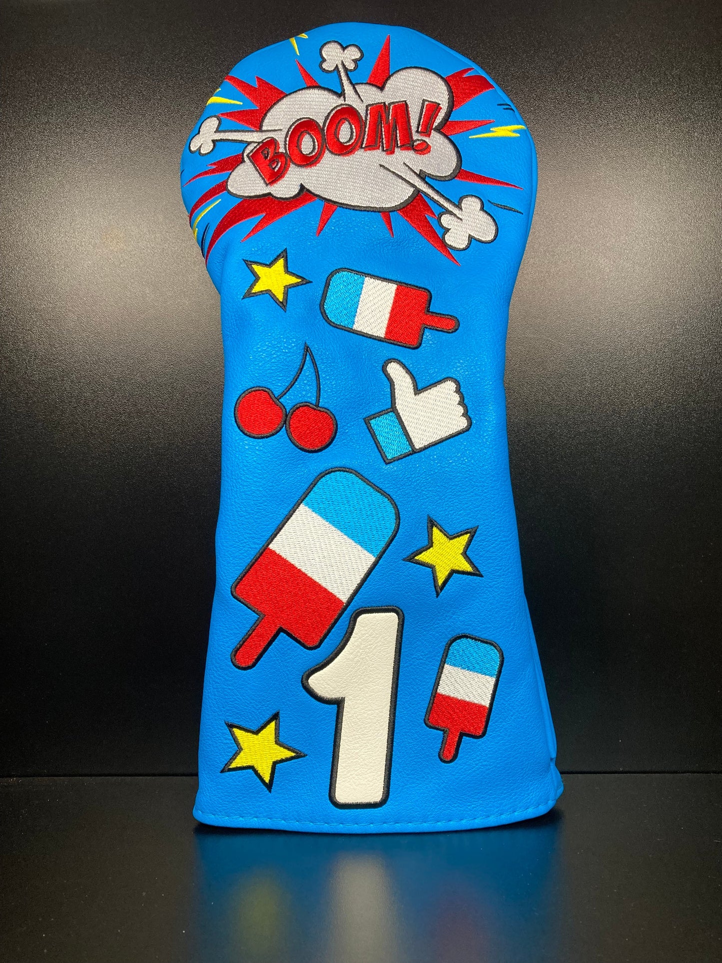 Funda de palo de golf Vibrant Cherry Bomb Popsicle