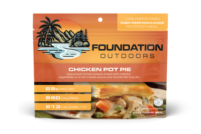 FOUNDATION Outdoors Chicken Pot Pie Meal