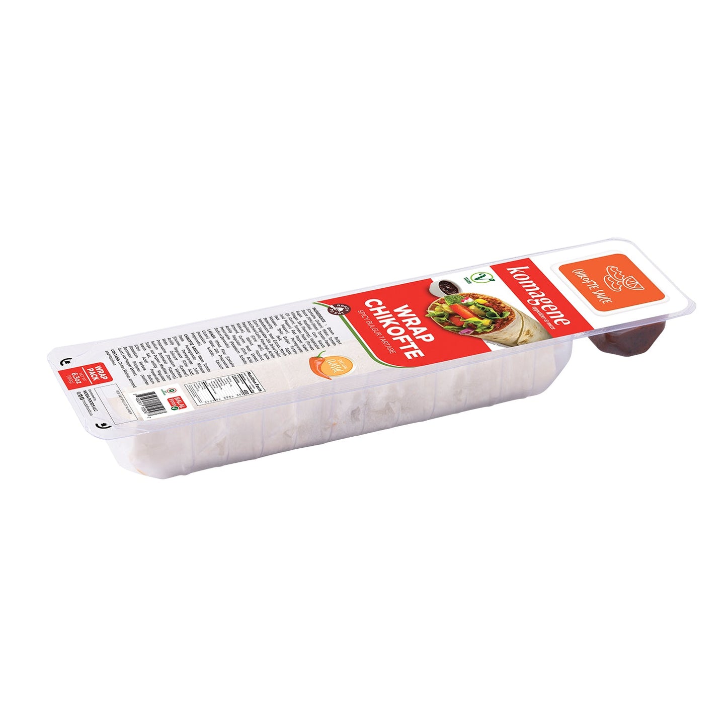 Komagene Çiğköfte Wrap 180 g (6,3 oz) – Wrap de bulgur turco picante
