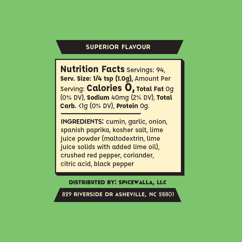 Chilli Lime Seasoning Blend - Korvel