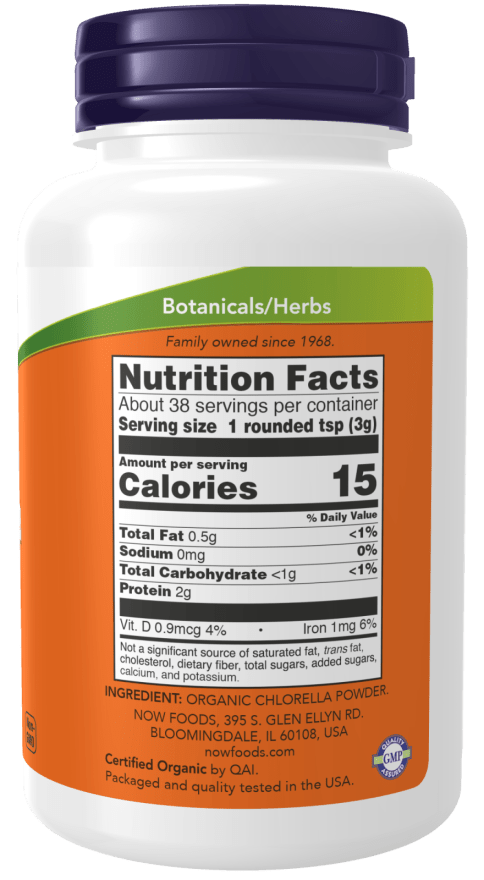 Polvo Puro de Chlorella Orgánica - Superalimento Verde Premium
