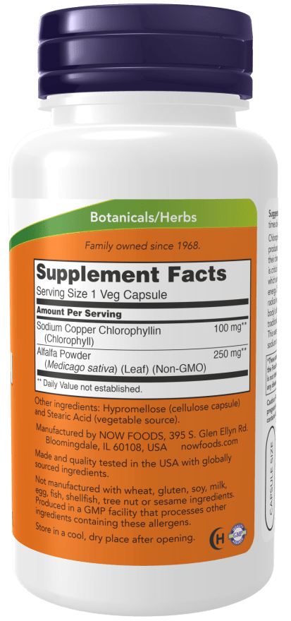 Premium Chlorophyll Extract 100 mg - Natural Detox Support - Korvel