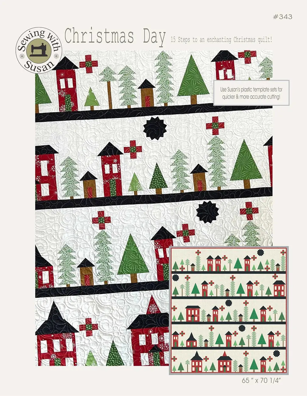 Modèle de Quilt pour Noël