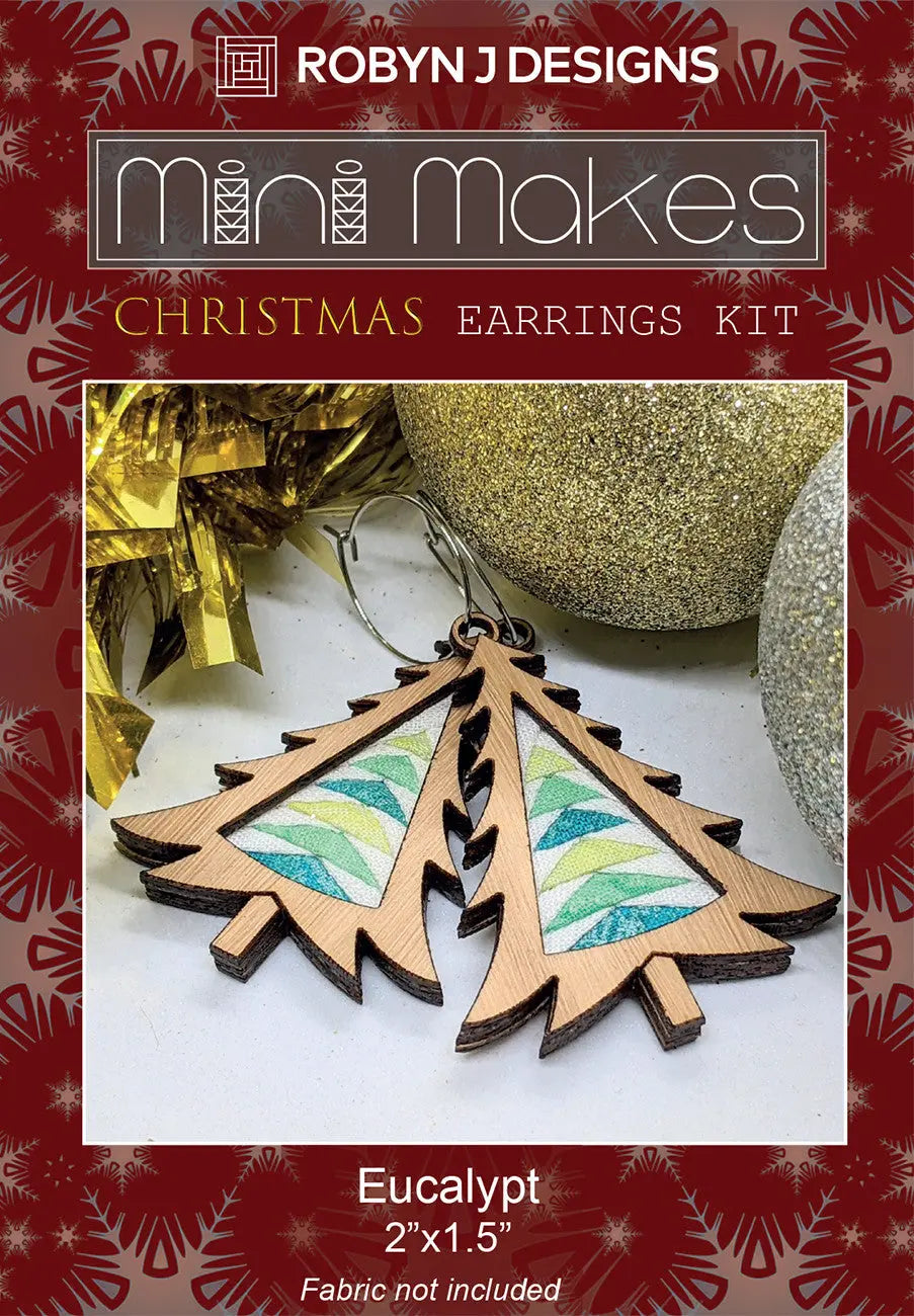 Christmas Tree Earring Eucalypt Kit