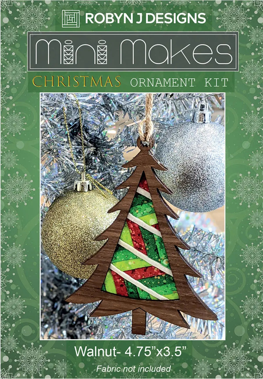 Walnut Christmas Tree Ornament Kit