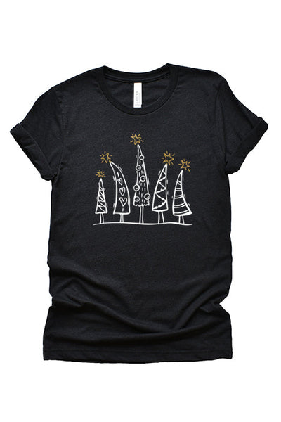 Christmas Trees Unisex T-Shirt - XMS0060