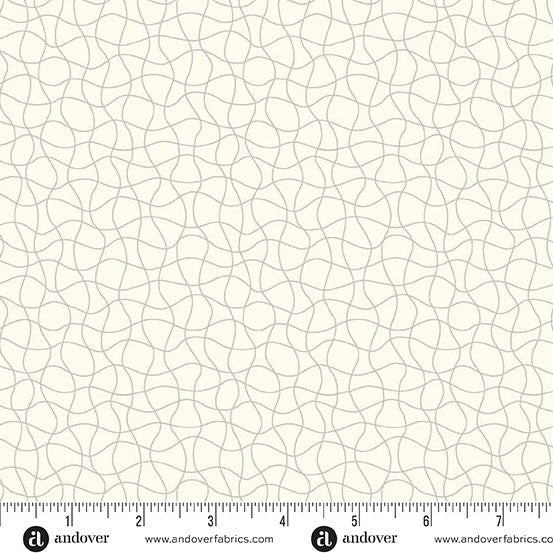 Chrome Drift Net Coastal Walk 108" Cotton Wideback Fabric