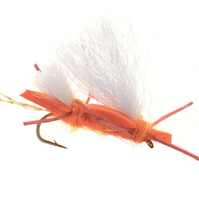 Chubby Chernobyl Ant Orange Foam Fly - 4 Pack, Size 10 - Korvel