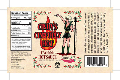 Cindy’s Cin-Fully Hot Hot Sauce – Bold & Fiery Gourmet Heat