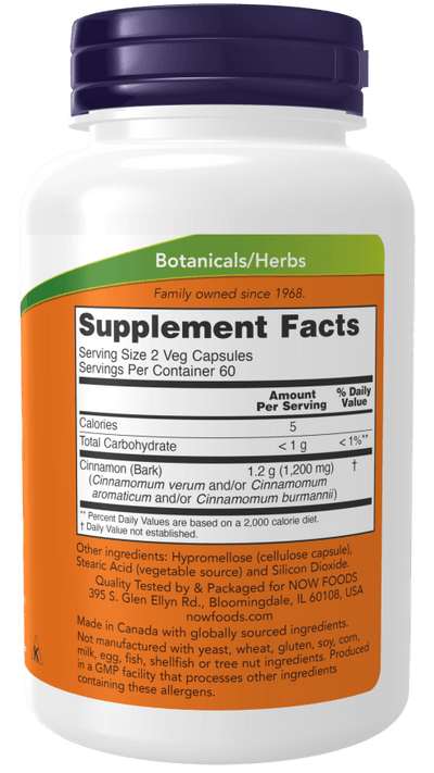 Premium Cinnamon Bark Extract 600 mg - Korvel