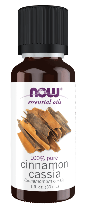 Cinnamon Cassia Essential Oil – 100% Pure & Undiluted (NOW® Solutions)