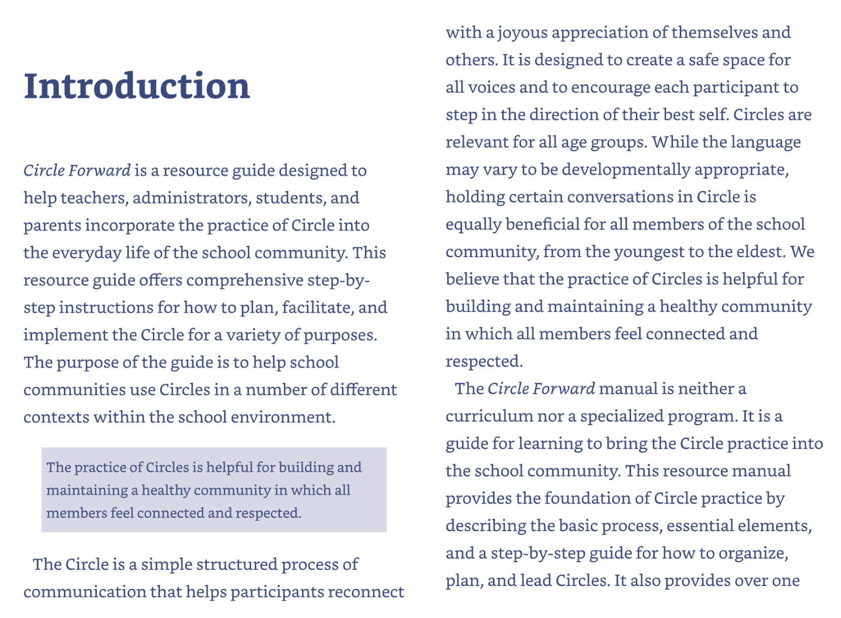 Circle Forward: Cultivating a Restorative School Community (Spiral Bound) - Korvel