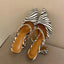 Crystal Zebra Slingback Heels